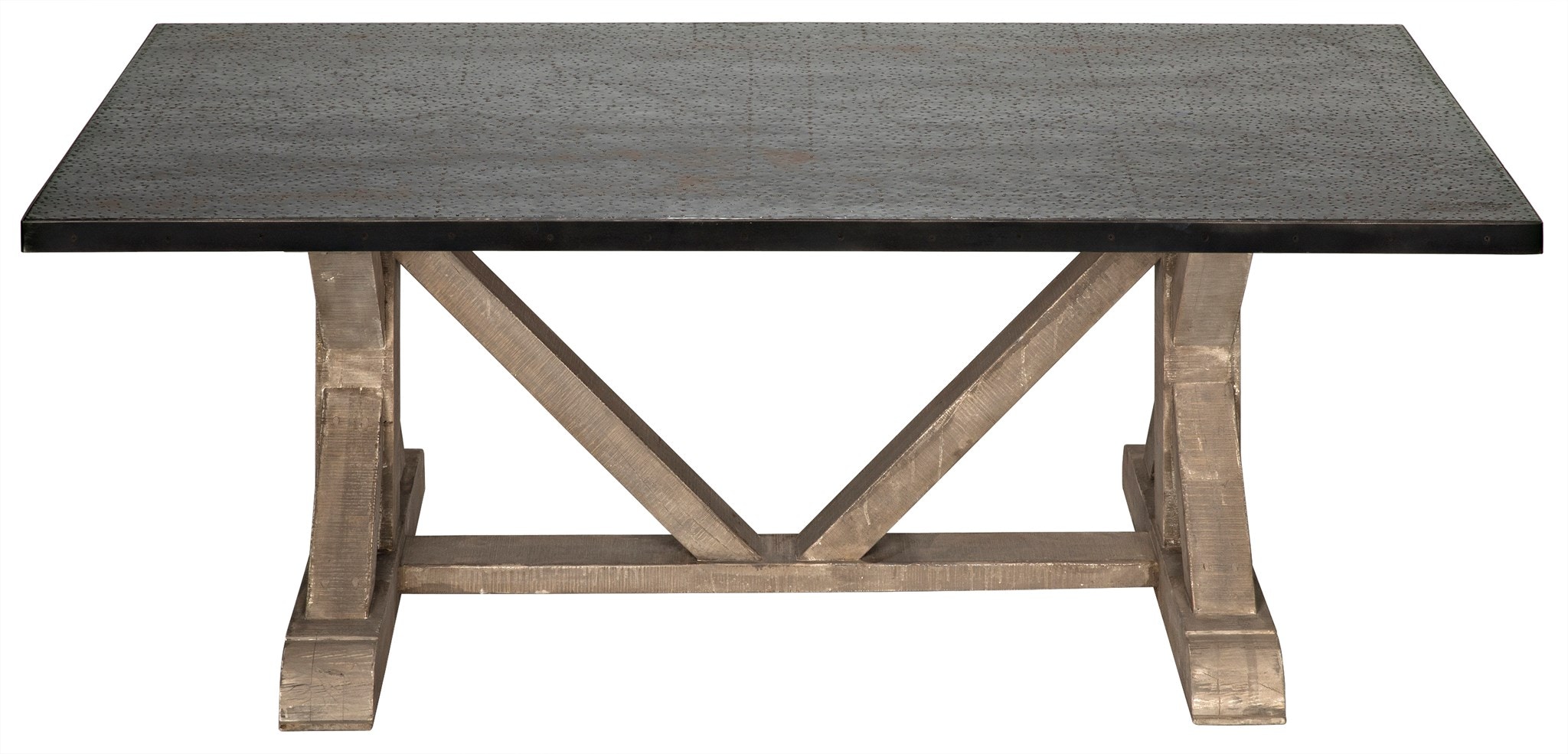 YAMA Table ウォルナット Noir X Base Table With Zinc Top Vintag GTAB432ZN - Portland